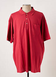 Polo tissage jersey manches courtes rouge REDFIELD homme