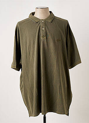 Polo tissage jersey manches courtes vert REDFIELD homme
