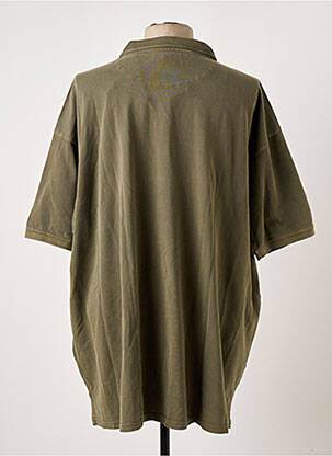 Polo tissage jersey manches courtes vert REDFIELD homme