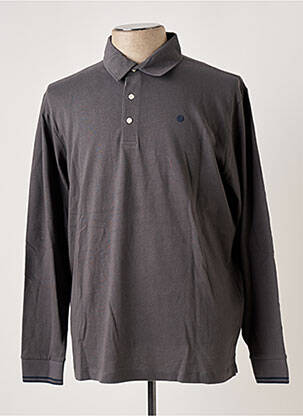 Polo manches longues manches longues gris SERGE BLANCO homme