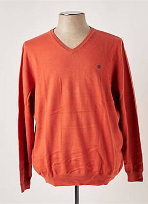 Pull orange SERGE BLANCO pour homme