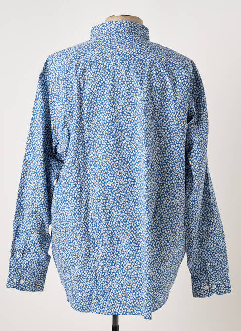 Chemise manches longues bleu SERGE BLANCO pour homme