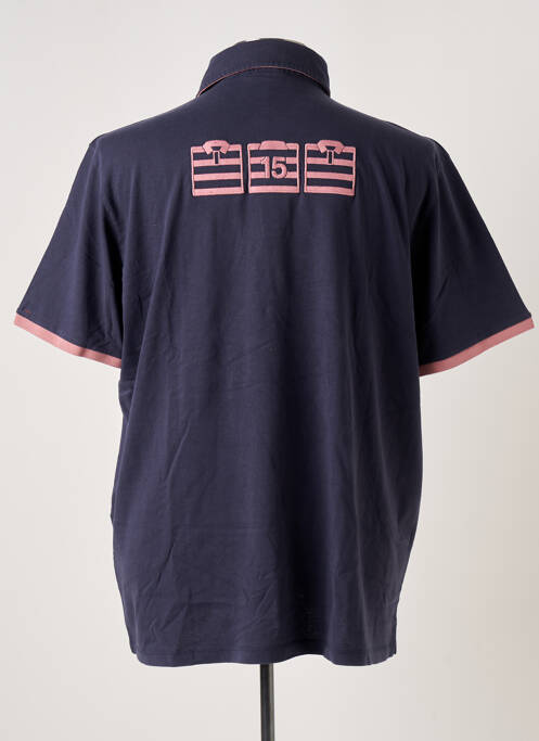 Polo bleu SERGE BLANCO pour homme