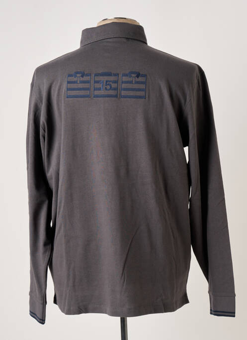 Polo gris SERGE BLANCO pour homme