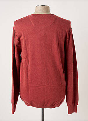 Pull col rond manches longues marron KAPORAL homme