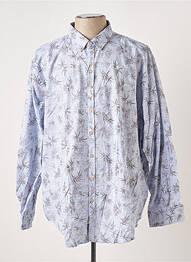 Chemise manches longues imprimé fantaisie bleu DARIO BELTRAN homme