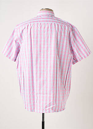 Chemise manches courtes poches rose DARIO BELTRAN homme