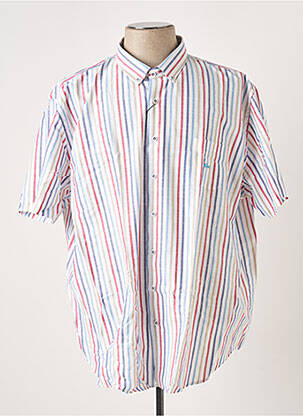 Chemise manches courtes poches bleu DARIO BELTRAN homme
