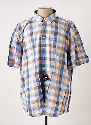 Chemise manches courtes poches marron CASAMODA homme