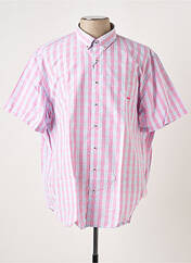 Chemise manches courtes rose DARIO BELTRAN pour homme seconde vue