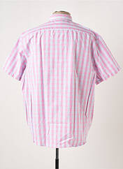 Chemise manches courtes rose DARIO BELTRAN pour homme seconde vue
