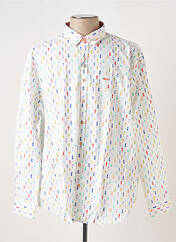 Chemise manches longues blanc DARIO BELTRAN pour homme seconde vue