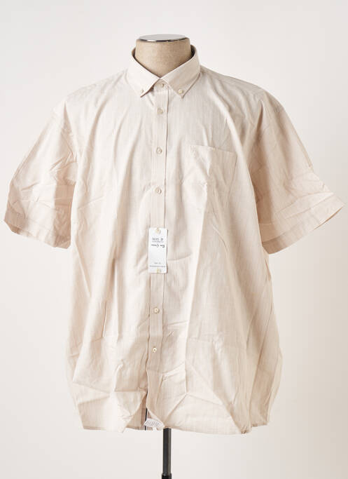 Chemise manches courtes beige BEN GREEN pour homme