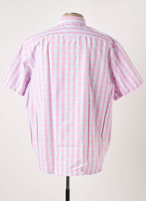 Chemise manches courtes rose DARIO BELTRAN pour homme