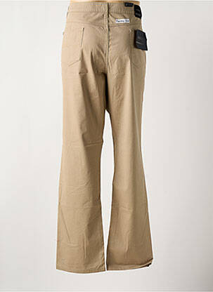 Pantalon droit stretch taille normale marron GIANNI MARCO homme