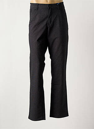 Pantalon droit tissage chiné taille normale noir PADDOCK'S homme