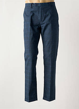 Pantalon chino tissage chiné taille normale bleu RECYCLED ART WORLD homme