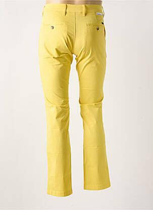 Pantalon chino stretch taille normale jaune EDEN PARK homme