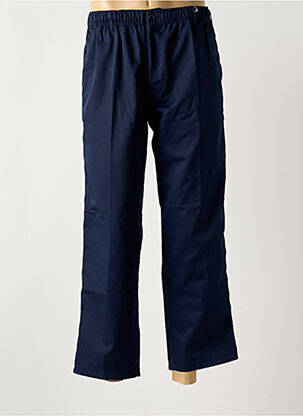 Pantalon droit stretch taille normale bleu D555 homme