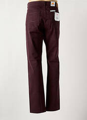 Pantalon droit violet EMYLE pour homme seconde vue
