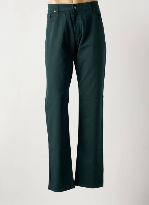 Pantalon droit stretch taille normale vert DARIO BELTRAN homme