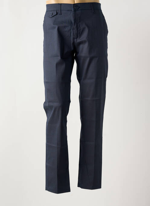 Pantalon chino stretch taille normale bleu RECYCLED ART WORLD homme