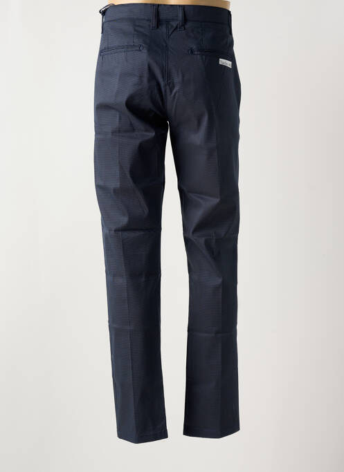 Pantalon chino stretch taille normale bleu RECYCLED ART WORLD homme