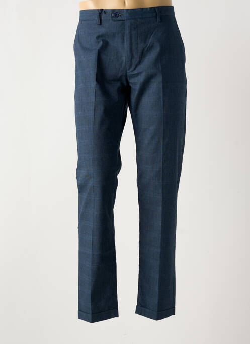 Pantalon chino tissage chiné taille normale bleu RECYCLED ART WORLD homme