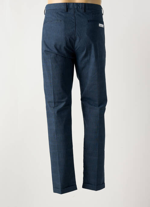 Pantalon chino tissage chiné taille normale bleu RECYCLED ART WORLD homme