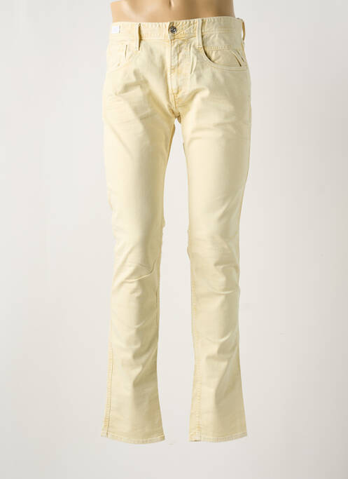 Jeans coupe slim jaune REPLAY pour homme