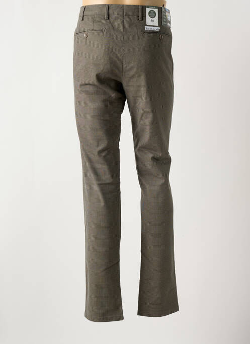Pantalon chino marron MEYER pour homme