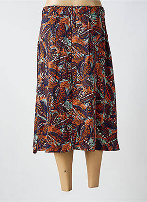 Jupe mi-longue taille normale orange DAMART femme