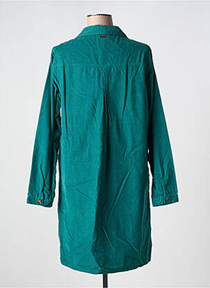 Robe mi-longue manches longues manches longues vert AGATHE & LOUISE femme