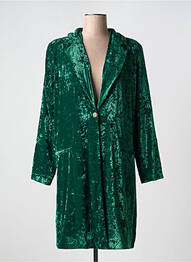 Veste casual col tailleur vert DANIELA femme