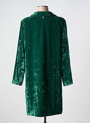 Veste casual col tailleur vert DANIELA femme