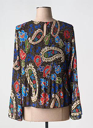 Blouse imprimé fantaisie manches longues noir FLIRT femme