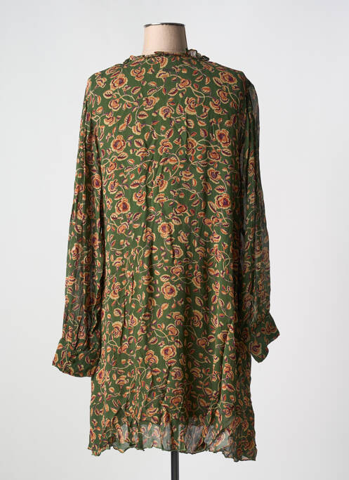 Robe mi-longue vert AGATHE & LOUISE pour femme