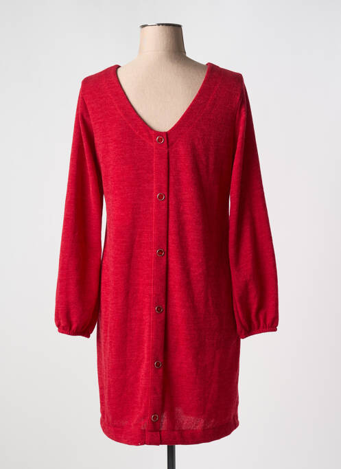 Robe pull rouge MALOKA pour femme