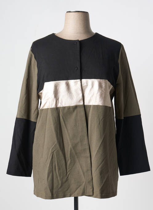 Veste casual noir QUATRE VINGT JOURS pour femme