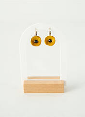 Boucles d’oreilles jaune TARATATA pour femme seconde vue