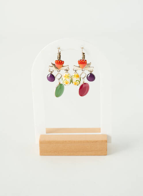 Boucles d’oreilles argent TARATATA pour femme