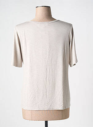 T-shirt imprimé fantaisie manches courtes beige TELMAIL femme