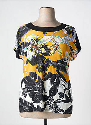 T-shirt stretch manches courtes noir TELMAIL femme