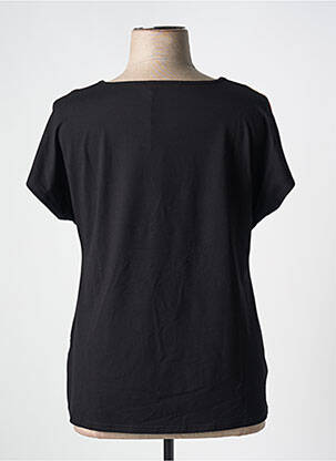 T-shirt stretch manches courtes noir TELMAIL femme
