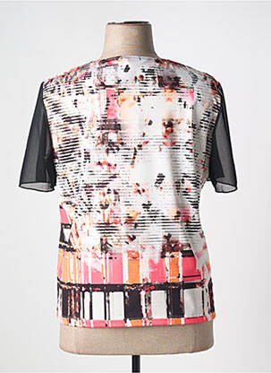 Blouse manches courtes manches courtes noir TELMAIL femme
