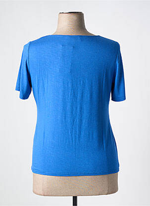T-shirt stretch manches courtes bleu TELMAIL femme