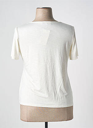 T-shirt stretch manches courtes blanc TELMAIL femme