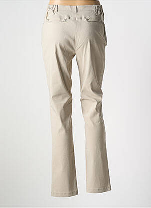 Pantalon flare stretch taille normale beige TELMAIL femme