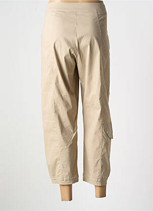 Pantalon 7/8 stretch taille normale beige TELMAIL femme