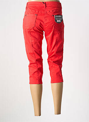 Pantacourt stretch taille normale rouge WOMENS BEST femme